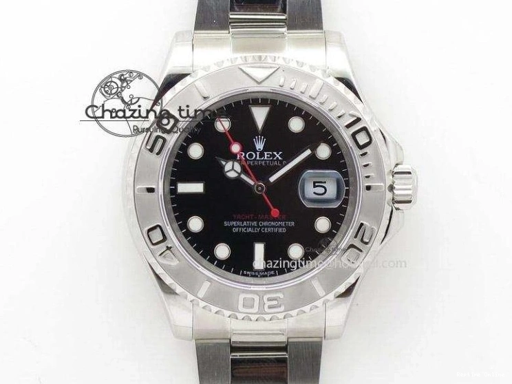 0501 Sporty Daytona 116518 KKF 1:1 Best Edition 904L Steel YG Black Dial on Rubber Strap A 2455